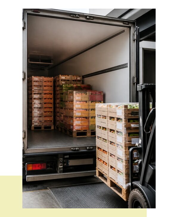 Перевозка сельхозпродукции на паллетах с доставкой в Белогорск